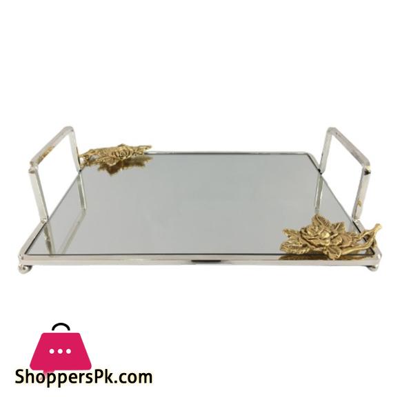 Orchid Glass Tray Vanity Tray