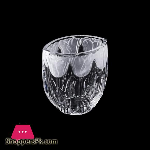 P-26434-EX GLASS VASE 13x11x7cm
