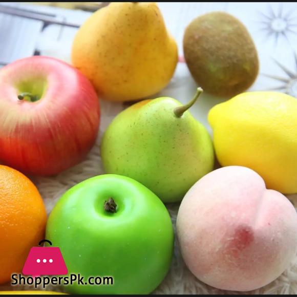 Pack of 12 Artificial Fruits for Decoration Thermacol Fruits