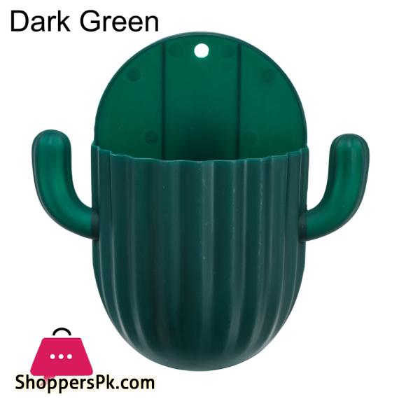 Toothbrush Holder Household Wall Self-adhesive Seamless Cactus Storage