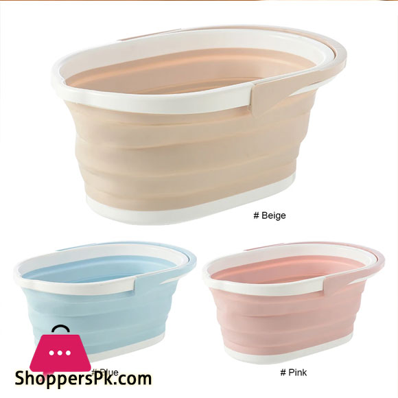 Cleaning Bucket High-Temperature Resistant Portable Water Pail with Hanging Hole Rectangular for Outdoor Garden Camping Fishing