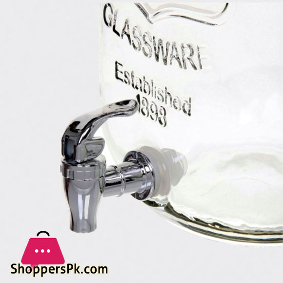 Danny Home Glass Drink Dispenser 5 Liter - WTJ03