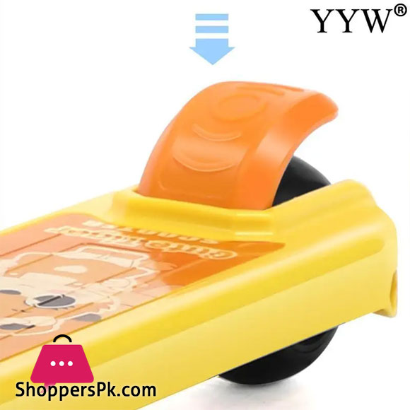 Foot Scooters With Music Speaker 4 Levels Foldable Adjustable Height For 2-10 Years Children 3-Wheel Flash Wheels Kick Scooter - SC-666