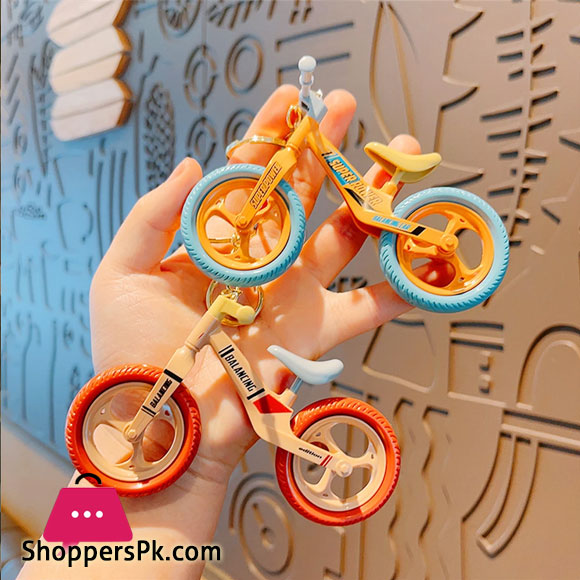 Funny Bicycle Keychain 360 Rotating Handlebar Detachable Seat Keyring Childrens Toys Sports Lover Gift Handbag Accessories