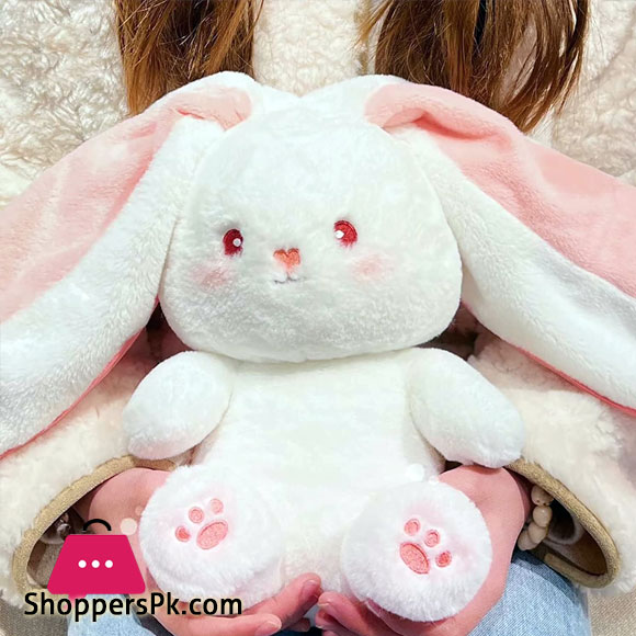Funny Changeable Bunny Cute Pillow Plush Toys Stuffed Animal Rabbit Hiding in Carrot Strawberry Rabbit Doll Chair Cushion Gift
