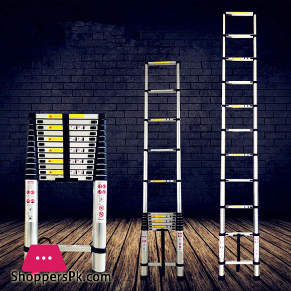 High Quality Aluminium Telescopic Ladder 2 Meter 6.5 Feet