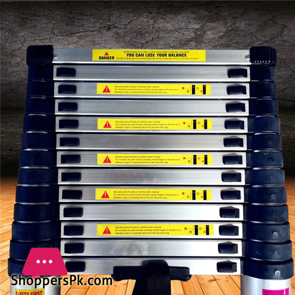 High Quality Aluminium Telescopic Ladder 2 Meter 6.5 Feet