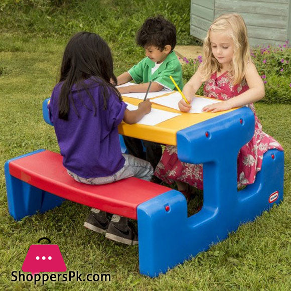 Little Tikes Large Picnic Table Primary- Large 466A00060