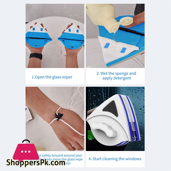 Magnetic Window Cleaning Brush Double Side Glass Window Cleaner