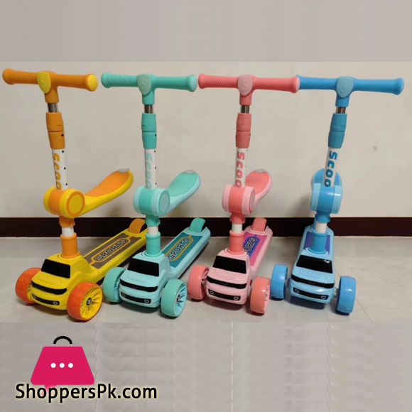 Scooter with Seat for Children to sit and Ride 2-7 Year baby Scooty Car