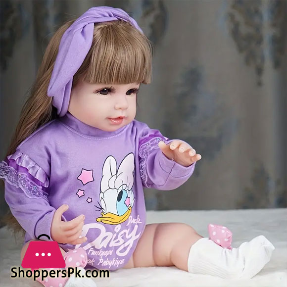 Silicone Reborn Doll Toy Soft Vinyl Bebe Reborn Toddler Doll Newborn Baby Gift