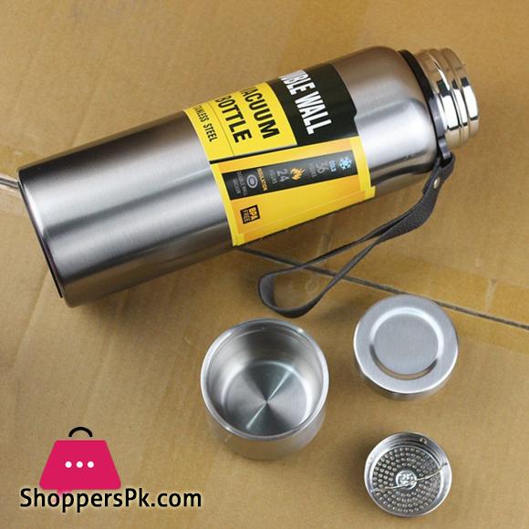 1000ml Portable Large Capacity Leak Proof Vacuum Cup Heat Insulated Water Bottle