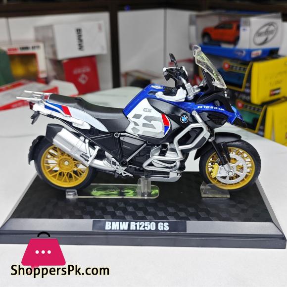 1:12 BMW R1250 GS motorcycle diecast model