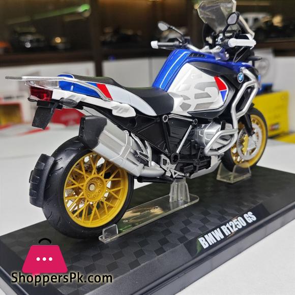 1:12 BMW R1250 GS motorcycle diecast model