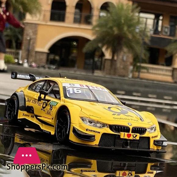 1:24 BMW M4 DTM Le Mans Alloy Racing Car Model Diecast Toy Vehicles Metal Car Model