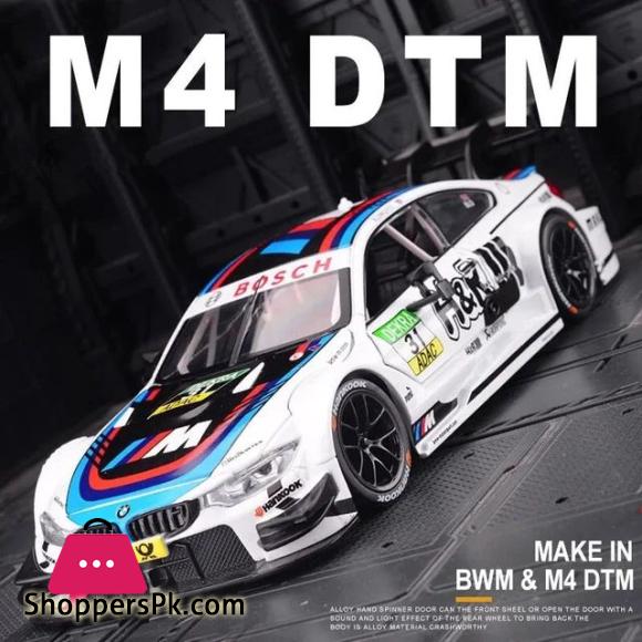 1:24 BMW M4 DTM Le Mans Alloy Racing Car Model Diecast Toy Vehicles Metal Car Model