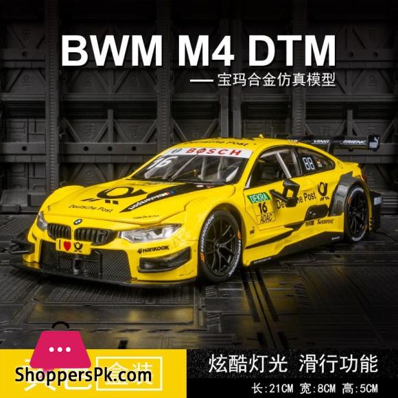 1:24 BMW M4 DTM Le Mans Alloy Racing Car Model Diecast Toy Vehicles Metal Car Model