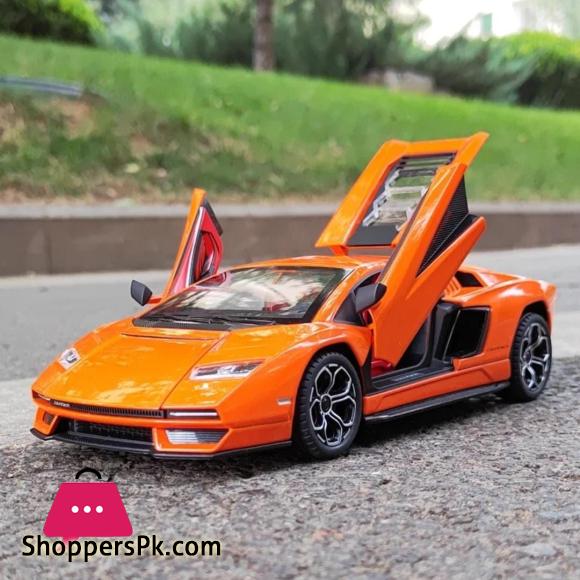 1:24 Scale Lamborghini Countach LPI 800-4 Alloy Car Model Diecast Car Sound Light