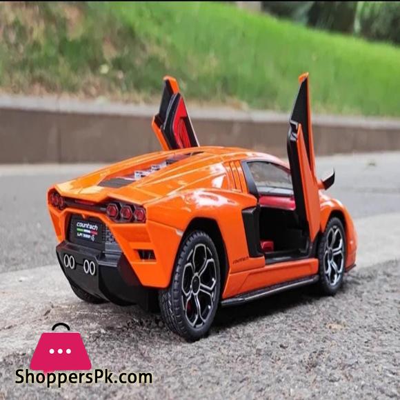 1:24 Scale Lamborghini Countach LPI 800-4 Alloy Car Model Diecast Car Sound Light