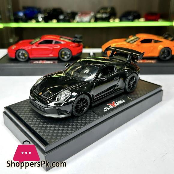 1:32 Porsche 911 GT3 High Simulation Diecast Metal Alloy Model car Sound Light Pull Back
