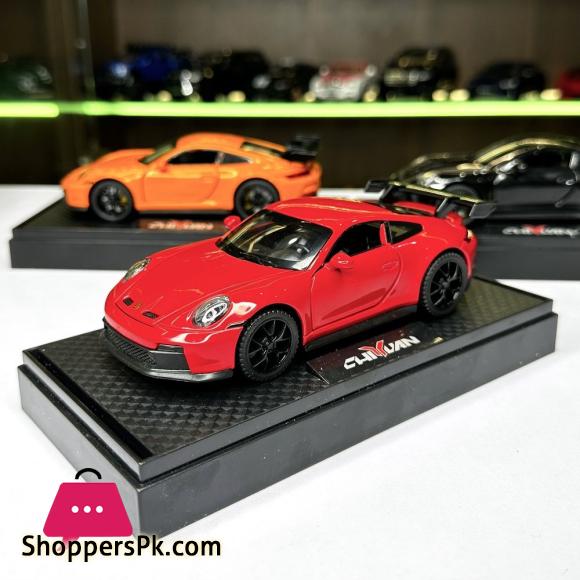 1:32 Porsche 911 GT3 High Simulation Diecast Metal Alloy Model car Sound Light Pull Back