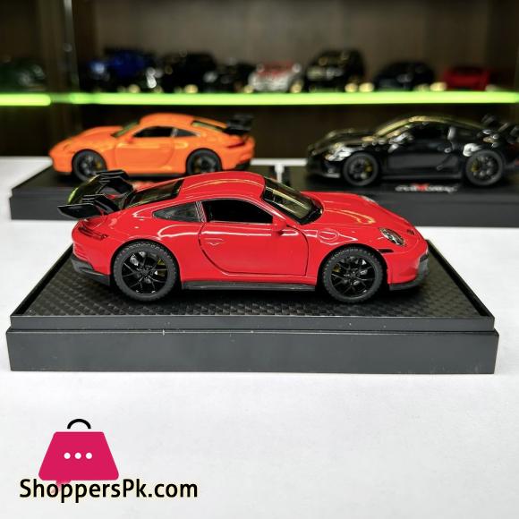 1:32 Porsche 911 GT3 High Simulation Diecast Metal Alloy Model car Sound Light Pull Back