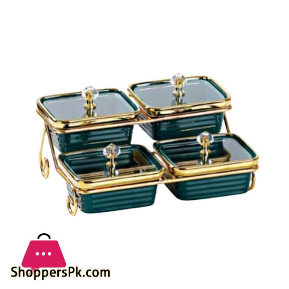 2 Tier 4 Section Condiment ZQ-014