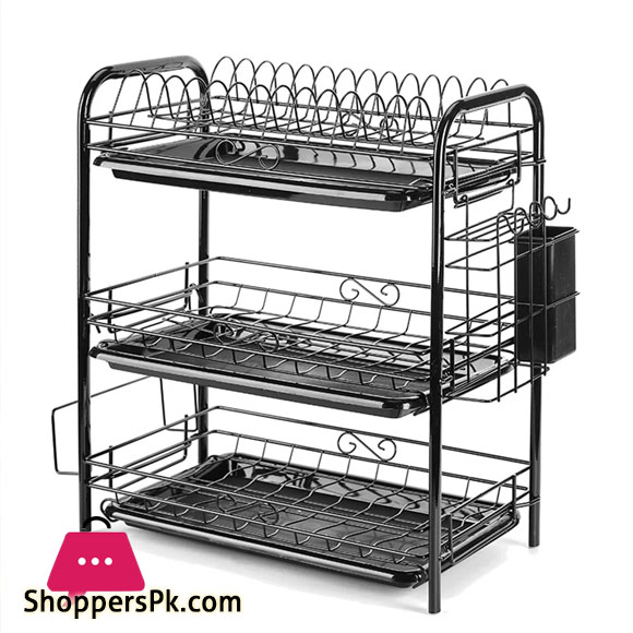 3 Floor Kitchen Rack Multifunctional Dish Drain Rack