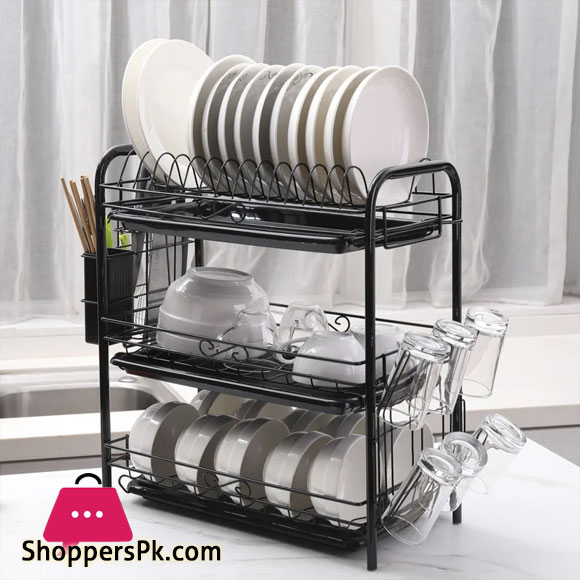 3 Floor Kitchen Rack Multifunctional Dish Drain Rack