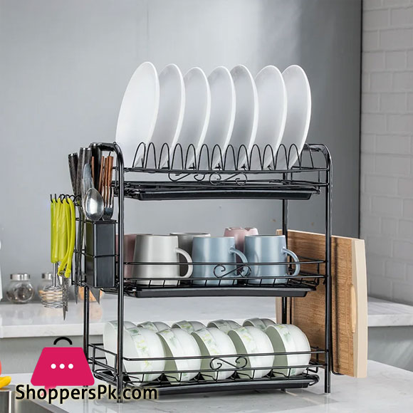 3 Floor Kitchen Rack Multifunctional Dish Drain Rack