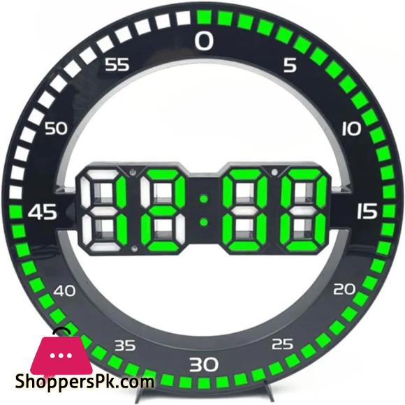 3D LED Digital Clock Luminous Fashion Multifunction Night Light