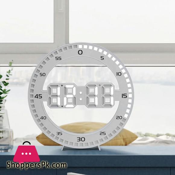 3D LED Digital Clock Luminous Fashion Multifunction Night Light
