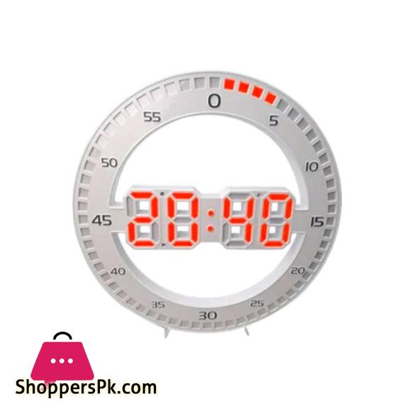 3D LED Digital Clock Luminous Fashion Multifunction Night Light