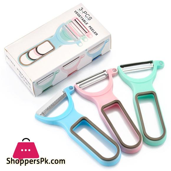 3pcs Slicer Shredder Peeler Julienne Cutter Multi Peel Stainless Grater Kitchen Tools Magic Trio Peeler Set