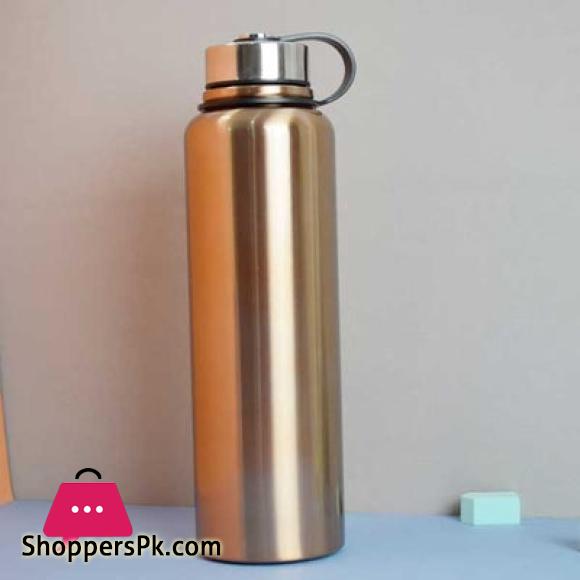 800ml SUS304 Stainless Steel Water Bottle Insulated Thermos Hot & Cold Vacuum Flask with Leather Cover