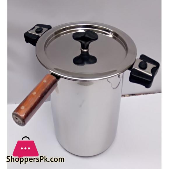 ALPHA 19cm Stainless steel deep fryer for French fries chicken fish and onion ring and much more
