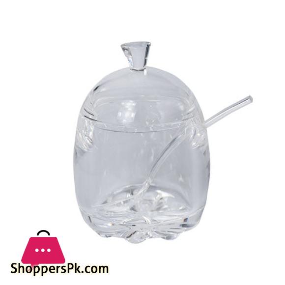 Acrylic Jam Jar With Spoon