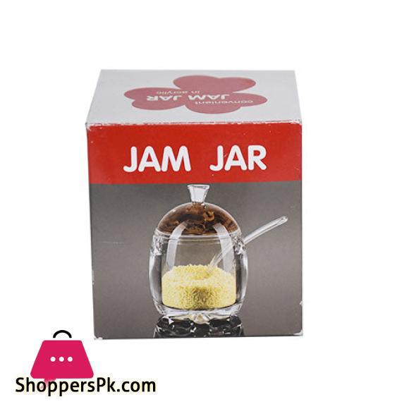 Acrylic Jam Jar With Spoon