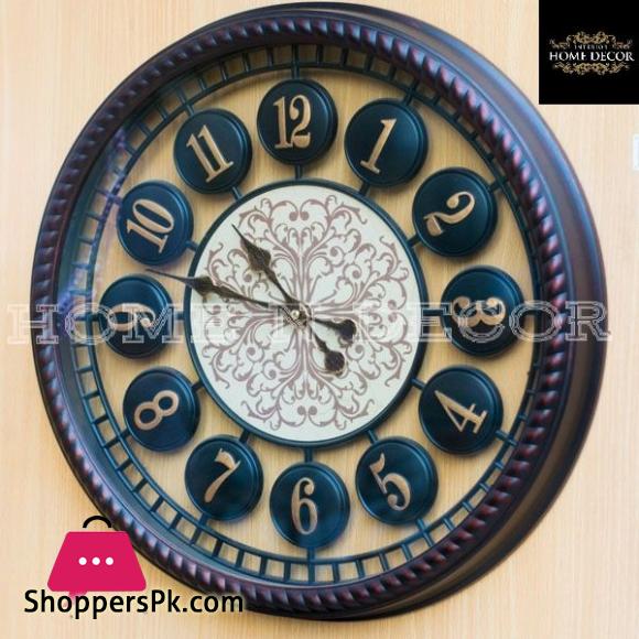 Antique Wall Hanging Clock Delicate Design 20 - Inch