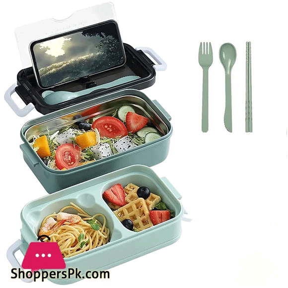 Bento Box Lunch Box Lunch Box for Kids Lunch Containers – Stackable 3 compartments
