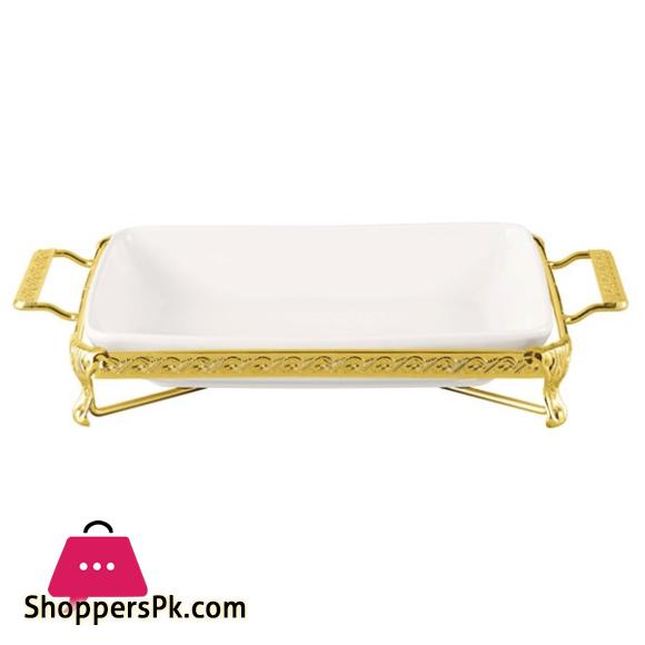 Brilliant Ceramic 12 Inch Rectangular Serving Dish