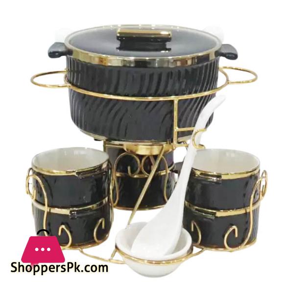 Brilliant Ceramic 17 Piece Soup Set