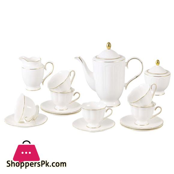 Brilliant Ceramic 17 Pieces Tea Set