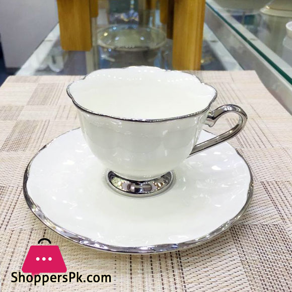 Brilliant Ceramic 6 Piece Tea Cup & Saucer
