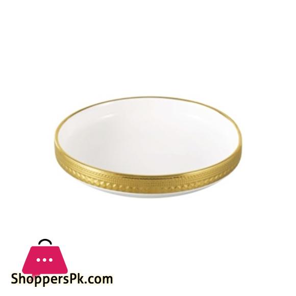 Brilliant Ceramic 8.5 Inch Deep Round Plate