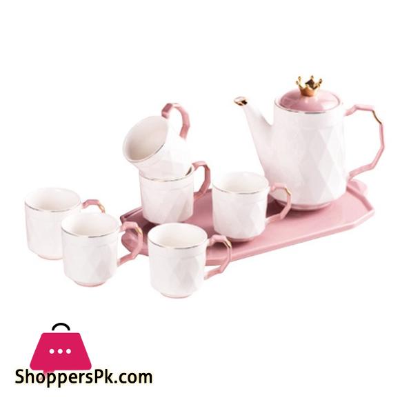 Ceramic 8 Pcs Tea Set