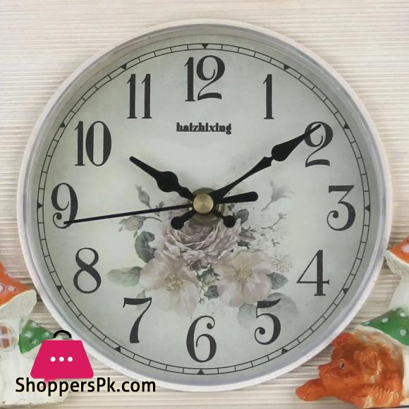 Cuckoo Clock Wall Clock Bird House Day Time Hourly Alarm Clocks Nordic Pendulum Wall Clock Decorations for Kids Room, Home, Living Room