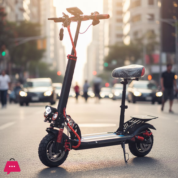 E-Scooter with Big Digital Meter Electric Scooter with Dual Shock Absorbers 48v 18Ah