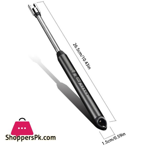 Electric Arc Lighter Rechargeable Stove Lighters Long Neck LED Battery Indicator Windproof 360 degree free rotation Specialty Kitchen Tools