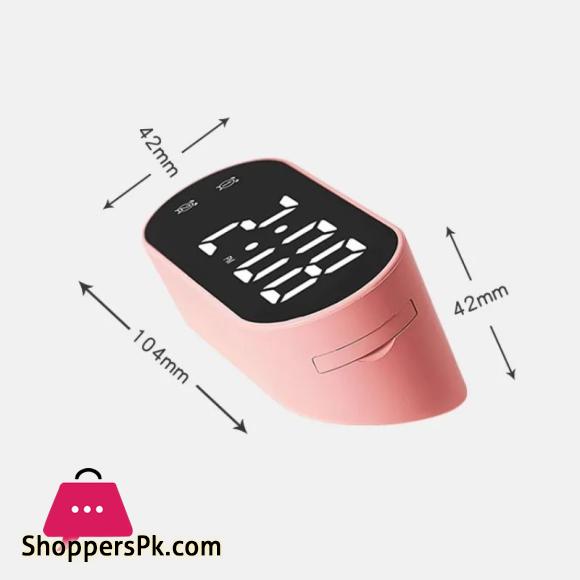 Electronic Digital Clock LED Alarm Clock Date Temperature Display Timing Countdown Stopwatch Student Snooze Clock 12/24H Candy Color